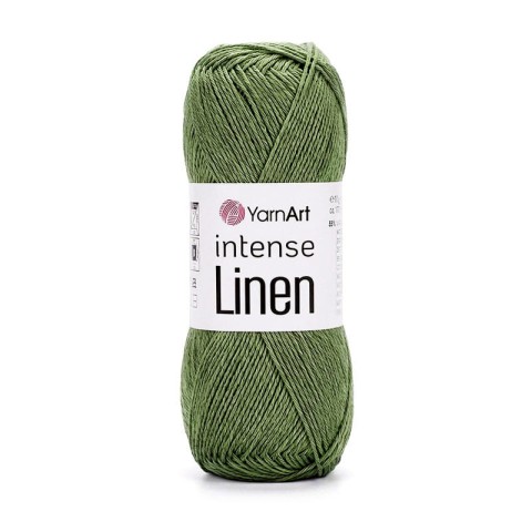 Włóczka YarnArt Intense Linen 4121 / mech