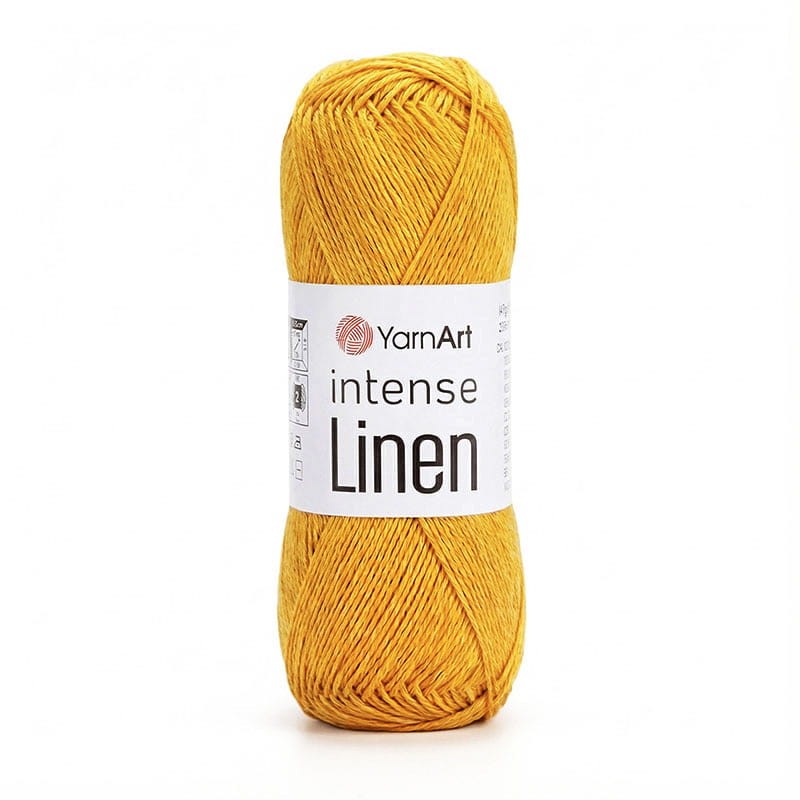 Włóczka YarnArt Intense Linen 4117 / słoneczny