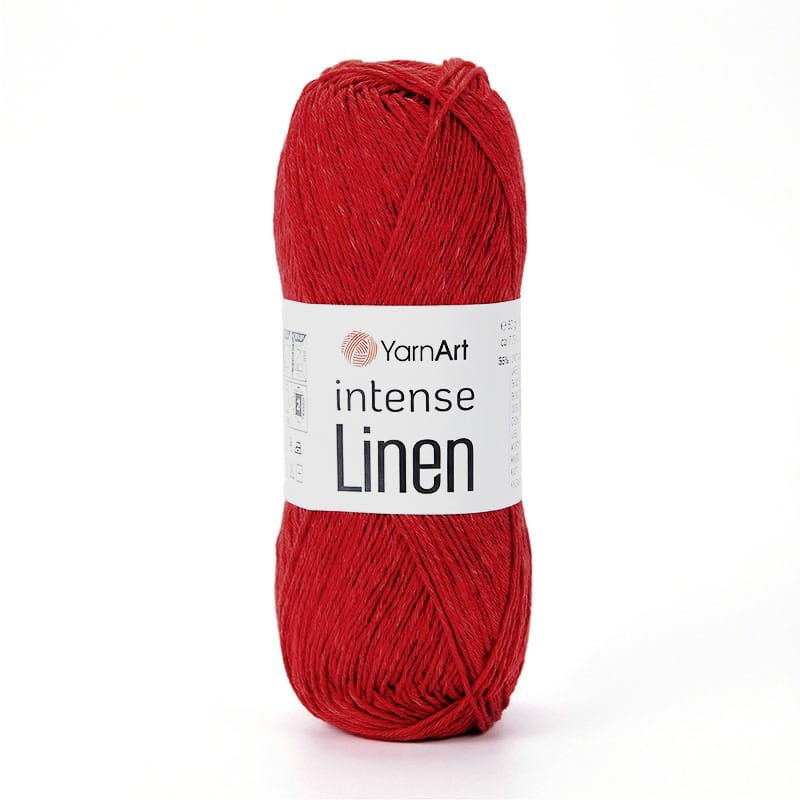 Włóczka YarnArt Intense Linen 4114 / czerwień