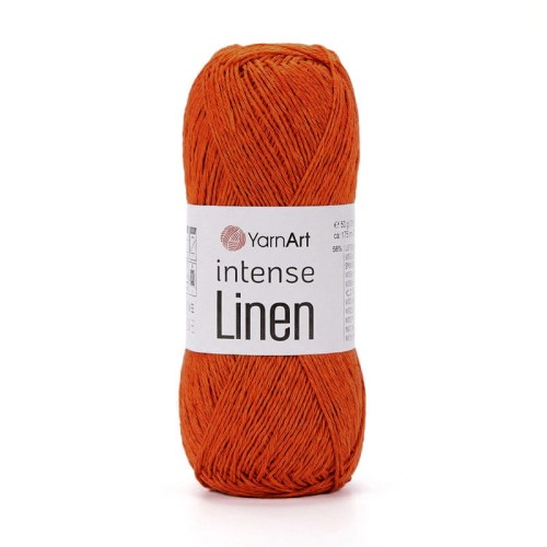 Włóczka YarnArt Intense Linen 4113 / jarzębina