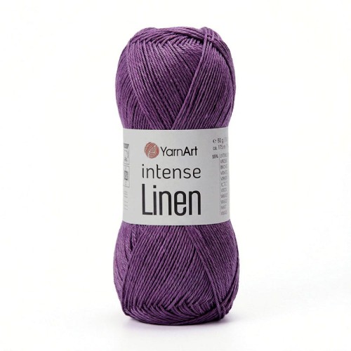 Włóczka YarnArt Intense Linen 4112 / fiolet