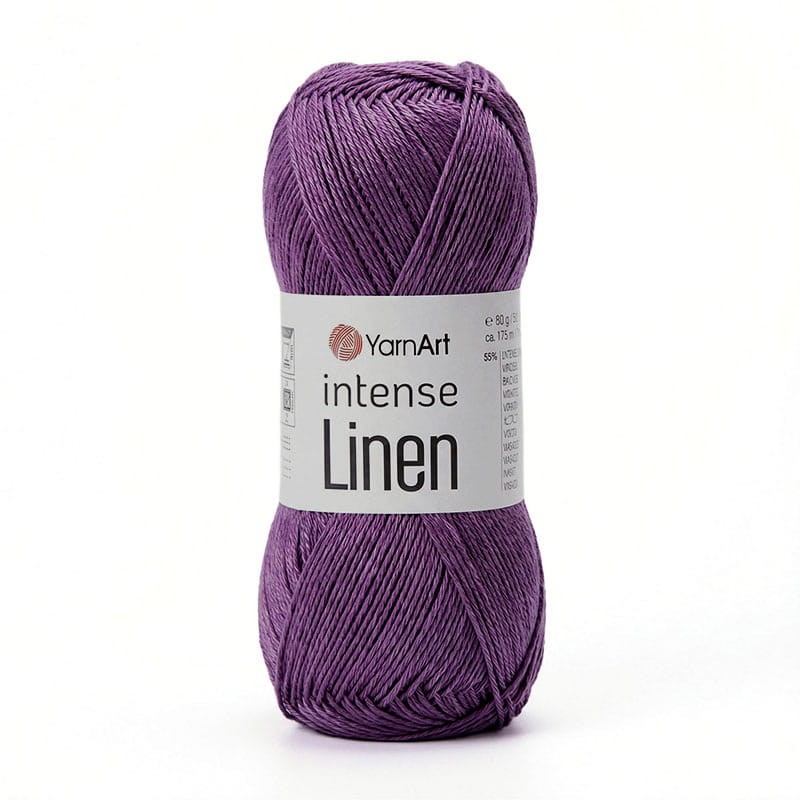 Włóczka YarnArt Intense Linen 4112 / fiolet