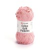 Włóczka z cekinami YarnArt Cotton Gold Paillettes 7108 / róż
