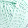 Włóczka z cekinami YarnArt Cotton Gold Paillettes 7112 / mięta ze srebrem