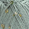 Włóczka z cekinami YarnArt Cotton Gold Paillettes 7113 / szałwia ze złotem