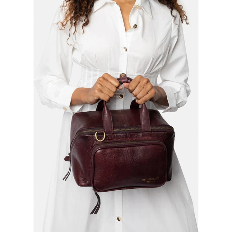 Organizer / torba / RE:DESIGNED / Project 39 / skóra / dark cherry