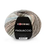 Włóczka KOKONKI Pagliaccio P30 / miętowy biszkopt / ~180 m
