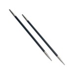 Druty KRÓTKIE do wymiennych żyłek ChiaoGoo Forte 10 cm - z włókna węglowego