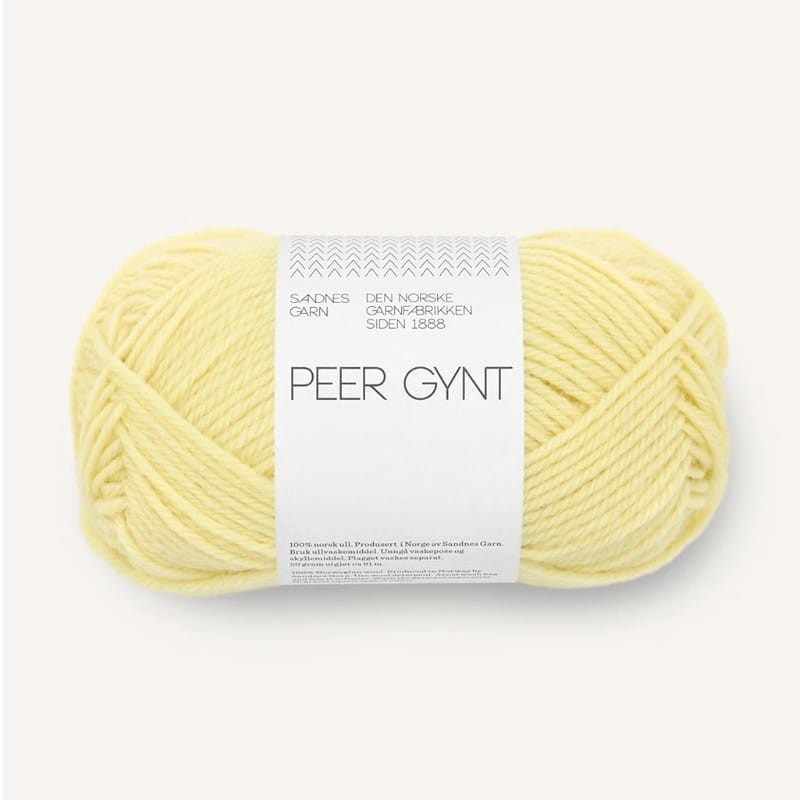 Włóczka Sandnes Garn Peer Gynt 9602 / lemoniada