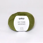Włóczka Gabo Wool My Time Merino 9612 / oliwkowa zieleń