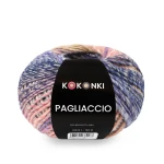 Włóczka KOKONKI Pagliaccio P03 / rafa koralowa / ~180 m