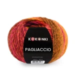 Włóczka KOKONKI Pagliaccio P09 / zachód słońca / ~180 m