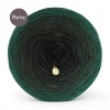 KOKONEK Rare Merino R205 Włóczykij - Ciemna zieleń/butelkowa zieleń/czerń + 1 nitka navy (3 nitki + 1)