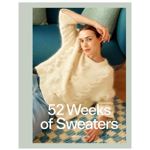 Książka 52 Weeks of Sweaters / Laine Publishing - w języku angielskim