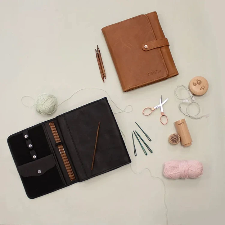 Organizer etui KnitPro Velora / brąz / 12892