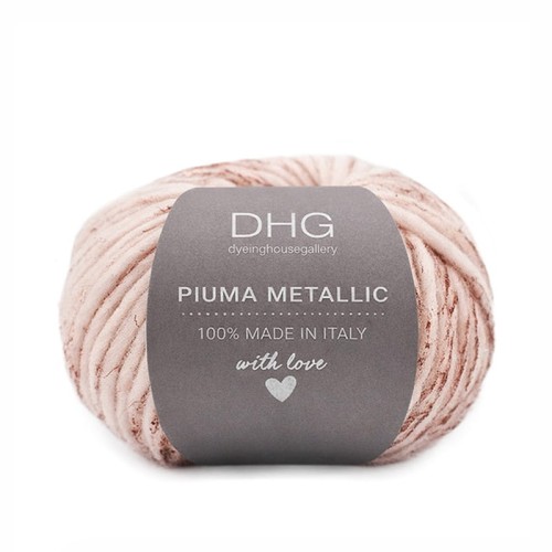Włóczka DHG Piuma Metallic / Degas - wata cukrowa