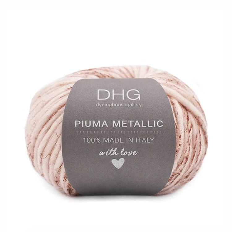 Włóczka DHG Piuma Metallic / Degas - wata cukrowa