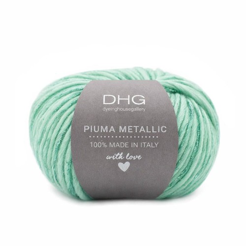 Włóczka DHG Piuma Metallic / Maldives - akwamaryna