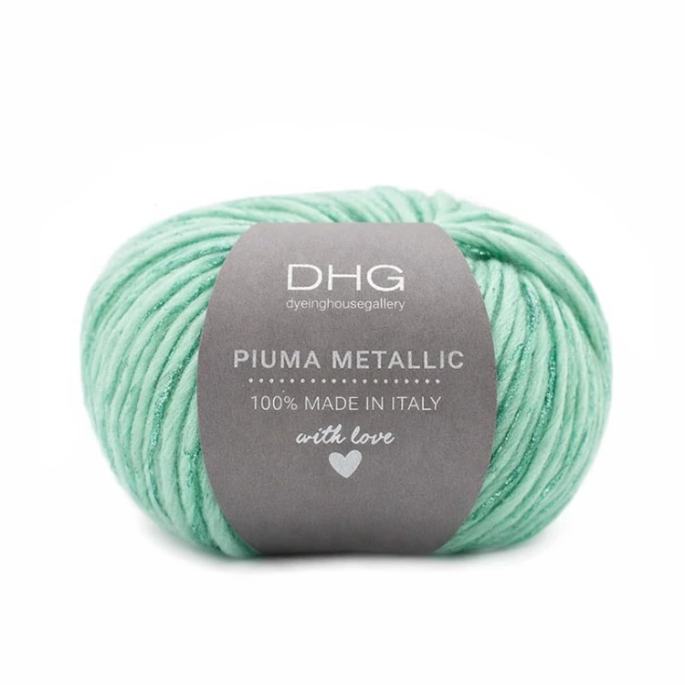 Włóczka DHG Piuma Metallic / Maldives - akwamaryna