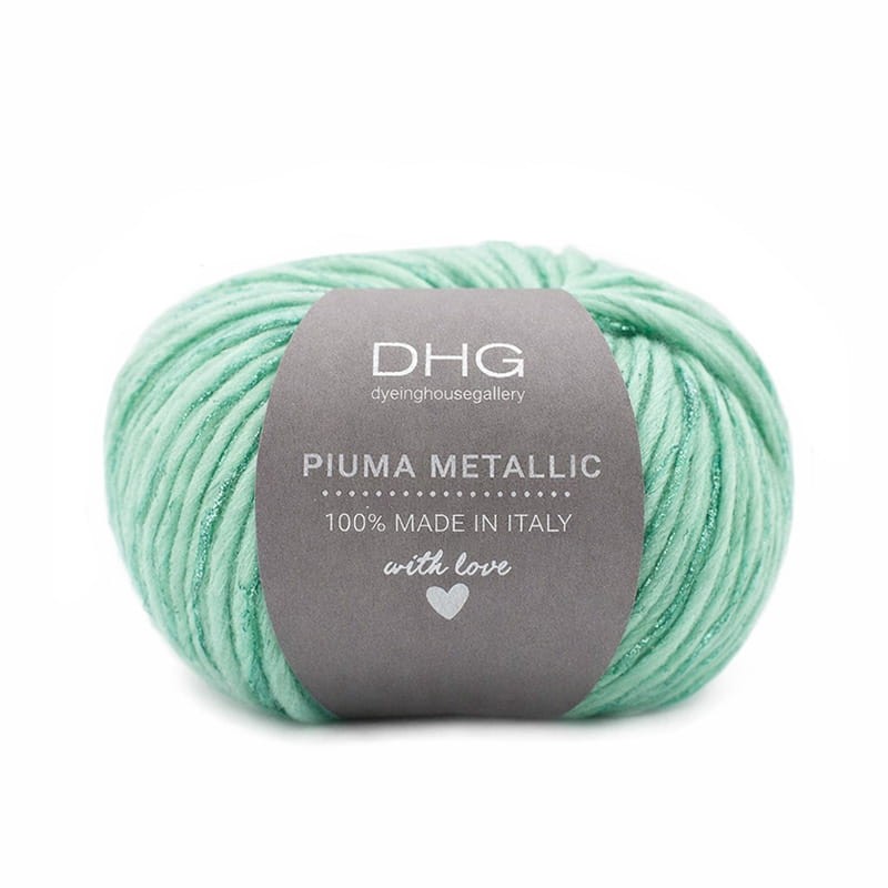 Włóczka DHG Piuma Metallic / Maldives - akwamaryna