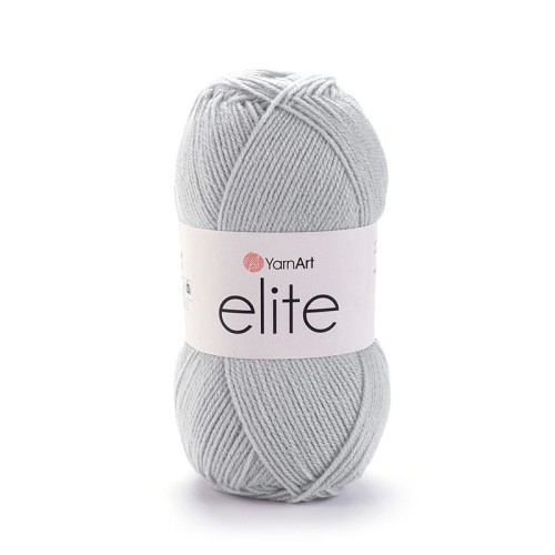 Włóczka YarnArt Elite 855 / jasny szary