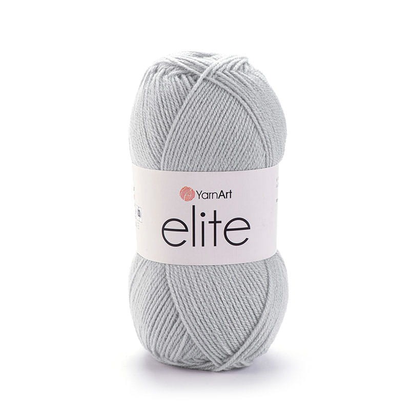 Włóczka YarnArt Elite 855 / jasny szary
