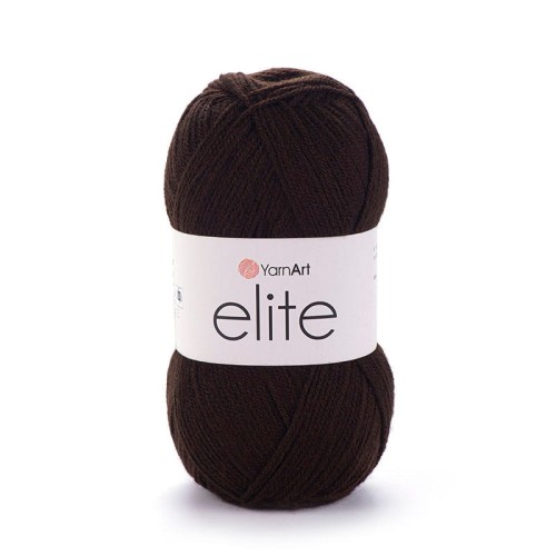 Włóczka YarnArt Elite 217 / gorzka czekolada