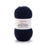 Włóczka YarnArt Elite 227 / ciemny granat
