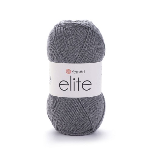 Włóczka YarnArt Elite 29 / średni szary