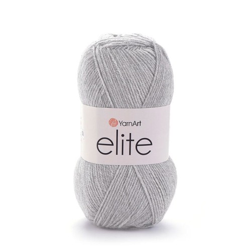 Włóczka YarnArt Elite 804 / popielaty