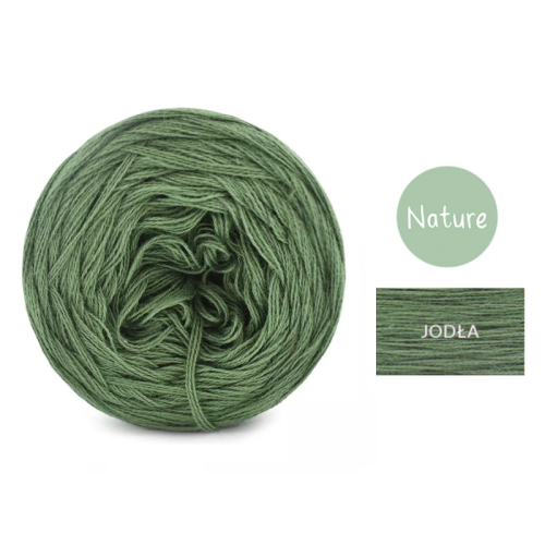 KOKONEK Mono Nature jeden kolor - jodła / 250m