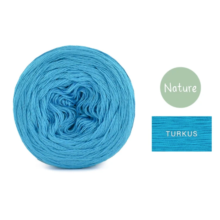 KOKONEK Mono Nature jeden kolor - turkus / 250m