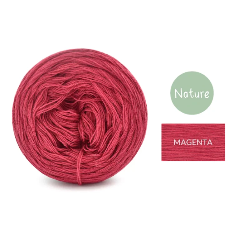 KOKONEK Mono Nature jeden kolor - magenta / 250m