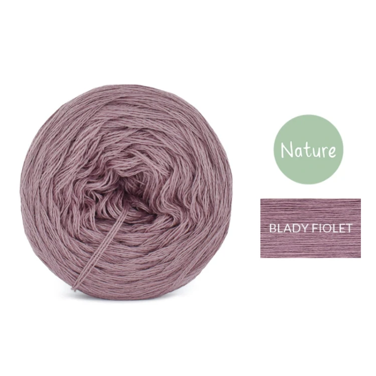 KOKONEK Mono Nature jeden kolor - blady fiolet / 250m