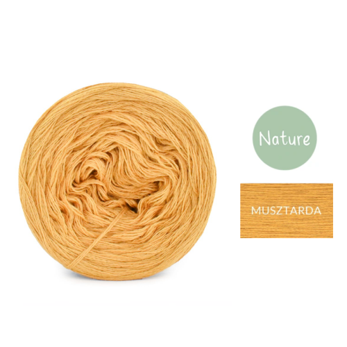 KOKONEK Mono Nature jeden kolor - musztarda / 250m