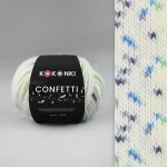 Příze KOKONKI Confetti 04 / ~90 m