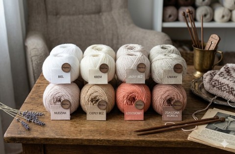 TEST MAMEZI - KOKONEK Mono Merino jeden kolor