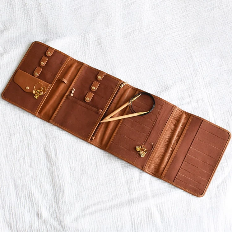 Organizer / etui KnitPro Velora / brąz / 12892