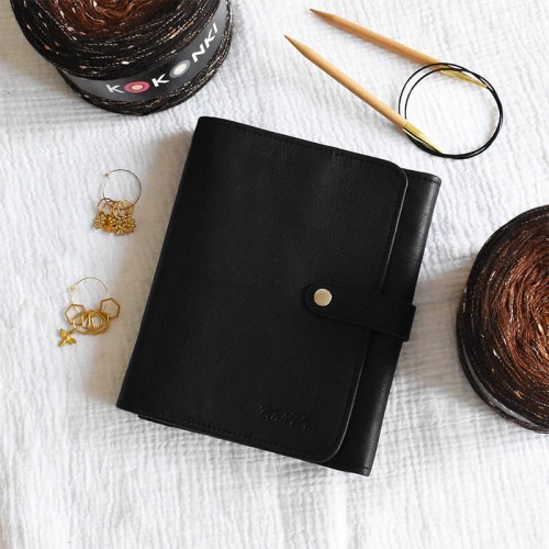 Organizer / etui KnitPro Velora / czerń / 12891