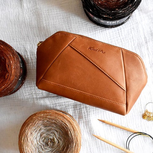Organizer / etui Knitpro Eden Project / brąz / K12894