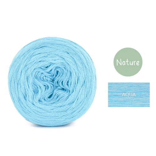 KOKONEK Mono Nature jeden kolor - aqua / 250m
