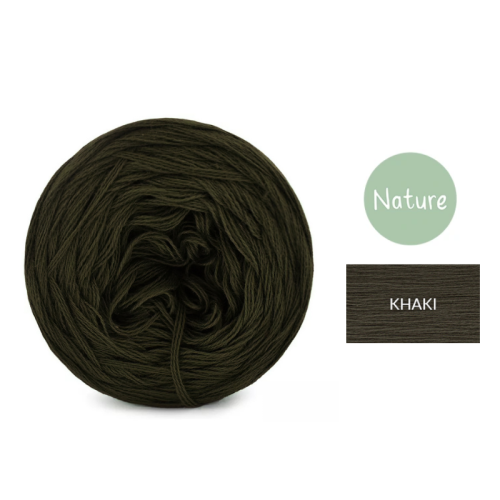 KOKONEK Mono Nature jeden kolor - khaki / 250m