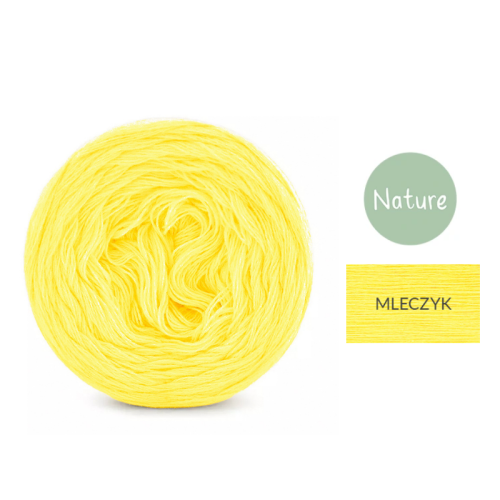 KOKONEK Mono Nature jeden kolor - mleczyk / 250m