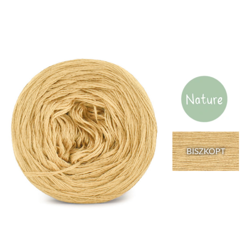 KOKONEK Mono Nature jeden kolor - biszkopt / 250m