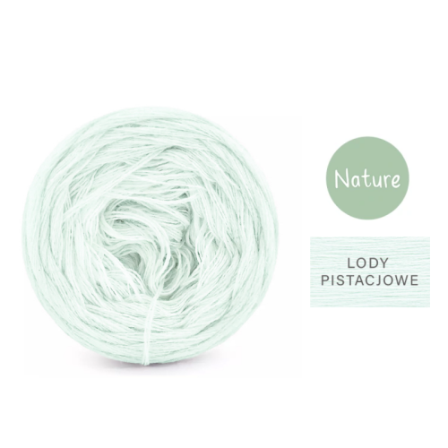 KOKONEK Mono Nature jeden kolor - lody pistacjowe / 250m