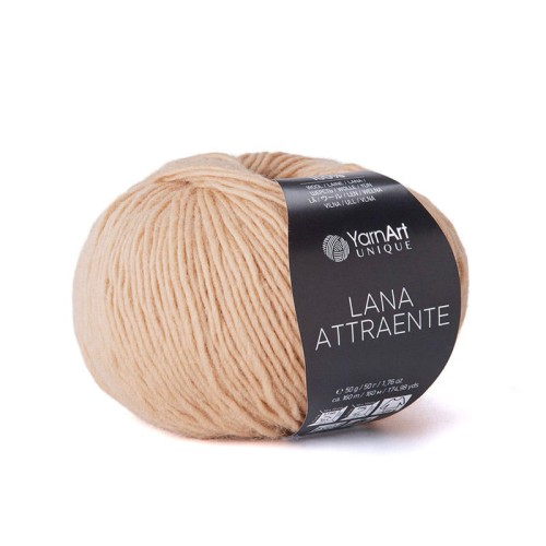 Włóczka YarnArt Unique Lana Attraente 6604 / jasny karmel