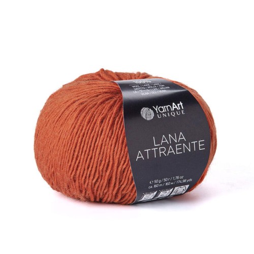 Włóczka YarnArt Unique Lana Attraente 6620 / cegła