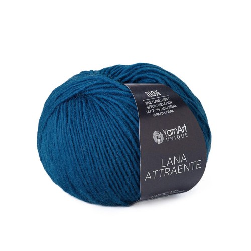 Włóczka YarnArt Unique Lana Attraente 6646 / ciemny niebieski