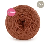 KOKONEK Pure Mono jeden kolor - glina / 400 m