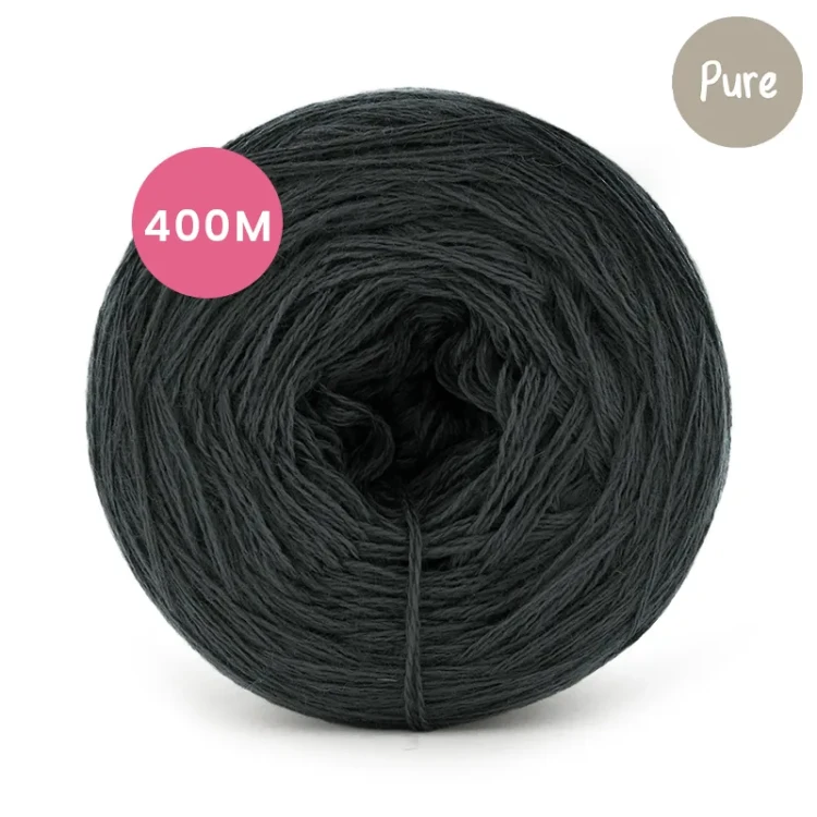 KOKONEK Pure Mono jeden kolor - grafit / 400 m